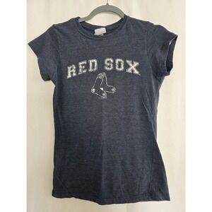 Red‎ Sox Bay 44 T Shirt 5th & Ocean Womens M Baseball MLB Blue Top